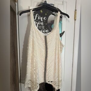 Maurices lace tank top